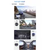 TA-01 Siyah 1080p Araç içi 3 Kameralı Lcd Ekranlı Gece Görüşlü , G-sensör , Geri Görüş Kamera