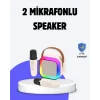 Taşınabilir Bluetooth Karaoke Hoparlör – 2400 mAh Batarya
