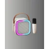 Taşınabilir Karaoke Mikrofon Seti Bluetooth Hoparlörlü