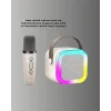 Taşınabilir Karaoke Mikrofon Seti Bluetooth Hoparlörlü