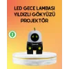 Taşınabilir Lityum Bataryalı Led Gece Lambası ve Projektör