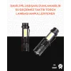 Taşınabilir Şarjlı LED Fener - 4 Modlu, 2000LM, Ayarlanabilir Odak