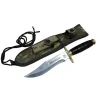 T.c. Standart Komando Bıçağı 30 Cm - Tırtıklı, Kamuflaj Kılıflı