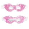 Terapi Jel Boncuklu Yüz ve Göz Maskesi Seti Pembe Sıcak ve Soğuk Kullanım