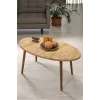 Torna Ayak Oval Orta Sehpa Ceviz