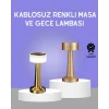 Touch Gece Lambası – Dokunmatik Kontrol Kablosuz Kullanım Metal Gövde