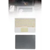 Touchpad Tüm Cihazlara Uyumlu Bluetooth Klavye Touchpad Slim Kablosuz Wifi Q Klavye
