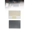Touchpad Tüm Cihazlara Uyumlu Bluetooth Klavye Touchpad Slim Kablosuz Wifi Q Klavye