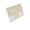 Touchpad Uyumlu Bluetooth Klavye Slim Kablosuz Wifi Q Klavye