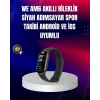 TPU ve Silikon Kordonlu Akıllı Bileklik – 20 Gün Bekleme Süresi