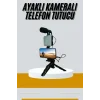 Tripod Telefon Tutucu Kumandalı Mikrofon Led Işık Vlog Video Kayıt
