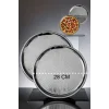 Turk Lahmacun Pizza Pide Pişirme Tepsisi 28 CM 2 li SET