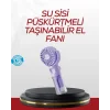 Type-C Şarjlı Taşınabilir Su Buharlı Mini Vantilatör