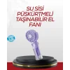Type-C Şarjlı Taşınabilir Su Buharlı Mini Vantilatör