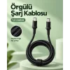 Type C to Type C LED Işıklı Şarj Kablosu 1,2 Metre