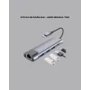 Type‑C Dönüştürücü – 2×USB3.0, SD/MS, 4K HDMI & RJ45 ile Profesyonel Kullanım