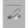 Type‑C Dönüştürücü – 2×USB3.0 SD/MS 4K HDMI & RJ45 ile Profesyonel Kullanım