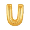 U Harf Folyo Balon Altın Renk  40 inç