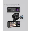 Üç Kameralı Araç DVR Full HD Gece Görüşlü ve 2 inç IPS Ekranlı
