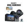 Üç Kameralı Wi‑Fi Araç İçi Kamera – GPS Takip & G-Sensor Özellikli Güvenlik Çözümü