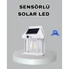 Üç Modlu Güneş Enerjili Duvar Lambası 1800mAh Bataryalı ve Hareket Sensörlü