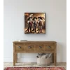 Üç Silahşör Kedi Kanvas Tablo 90x90cm
