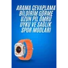 Ultra Akıllı Saat 49 Mm Çift Kordonlu Arama Cevaplama Bluetooth Bağlantılı