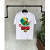 Unisex Baskılı Kısa Kol Çocuk T-Shirt - Beyaz