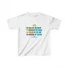 Unisex Çocuk Baskılı T-Shirt - Beyaz