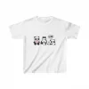 Unisex Çocuk Baskılı T-Shirt - Beyaz