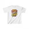 Unisex Çocuk Baskılı T-Shirt - Beyaz