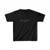 Unisex Çocuk Baskılı T-Shirt - Siyah