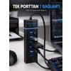 USB Hub 7 Port USB 3.0 Çoklayıcı Windows  Uyumlu