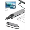 Usb Type-c Hub Dönüştürücü Çevirici Çoklayıcı Macbook Çevirici 8 Portlu