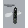 USB Yuvalı Anahtarlı Üçlü Priz 2 Metre Kablolu