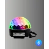 Uzaktan Kumandalı RGB LED Disko Topu Bluetooth Hoparlörlü