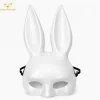 Uzun Kulaklı Beyaz Lüks Tavşan Maskesi