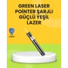 Uzun Mesafe Görünürlüklü Yeşil Lazer Pointer Şarjlı