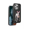 Venco Apple iPhone 14 Pro Max Uyumlu Perma Desenli Kapak - Siyah