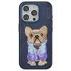 Venco Apple iPhone 15 Pro Max Uyumlu Cute Desenli Kapak - Lacivert