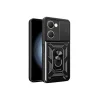 Vivo Y18 Kılıf Pars Lens Yüzüklü Silikon - Siyah