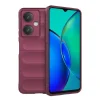 Vivo Y27 Kılıf Optimum Silikon - Bordo