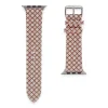 Apple Watch 38mm Uyumlu Karo Motif Kordon - Pembe