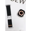 Apple Watch 42mm Uyumlu Forest Kumaş Kordon - Siyah