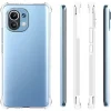 Xiaomi Mi 11 Lite Kamera Korumalı Shockproof Şeffaf Silikon Kılıf-(5775)