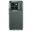 Xiaomi Mi 14t Pro Kılıf Auto Focus Karbon Kapak - Koyu Yeşil