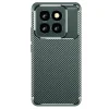 Xiaomi Mi 14t Pro Kılıf Auto Focus Karbon Kapak - Koyu Yeşil