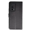 Xiaomi Poco F5 Pro Kılıf Trend S Plus Kapaklı Kılıf - Siyah