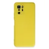 Xiaomi Poco X3 Gt Kılıf Nano İçi Kadife Silikon - Sarı