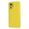 Xiaomi Poco X3 Gt Kılıf Nano İçi Kadife Silikon - Sarı